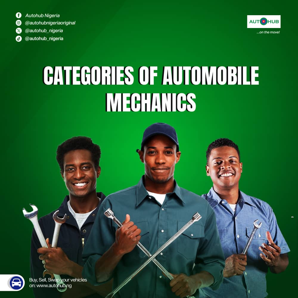 Categories of Automobile Mechanics