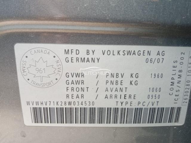 2008 Volkswagen Golf Grey