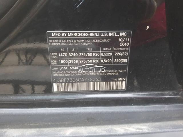 2012 Mercedes GL450 Black